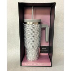 New Hydra Peak 40 Oz Limited Edition Tumbler Silver Bling HydraPeak Sparkle